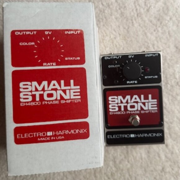 ELECTRO HARMONIX Small Stone EH4800 Phase Shifter Guitar Pedal (Re-Issue) USA - Picture 1 of 1
